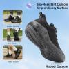image:imageMens Walking Running Tennis Cushioning Shoes NonSlip Lightweight ActiveFloat Athletic Gym Workout Cross Training Comfortable Fashion SneakersBlack