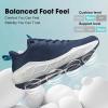 image:imageMens Walking Running Tennis Cushioning Shoes NonSlip Lightweight ActiveFloat Athletic Gym Workout Cross Training Comfortable Fashion SneakersBlue