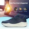 image:imageMens Walking Running Tennis Cushioning Shoes NonSlip Lightweight ActiveFloat Athletic Gym Workout Cross Training Comfortable Fashion SneakersBlue