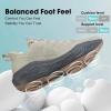 image:imageMens Walking Running Tennis Cushioning Shoes NonSlip Lightweight ActiveFloat Athletic Gym Workout Cross Training Comfortable Fashion SneakersBrown