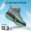 image:imageWomens Waterproof Hiking Boots Lightweight Comfortable NonSlip Outdoor Walking Trekking Trails BootGreen