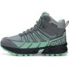 image:imageWomens Waterproof Hiking Boots Lightweight Comfortable NonSlip Outdoor Walking Trekking Trails BootGreen