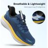 image:imageMens Road Running Shoes Lightweight Cushioning Athletic Walking Sneakers  Comfortable Non Slip Jogging Outdoor Gym Workout Tennis Shoes Active5KDeep Blue