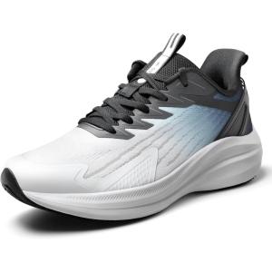 image:imageMens Road Running Shoes Lightweight Cushioning Athletic Walking Sneakers  Comfortable Non Slip Jogging Outdoor Gym Workout Tennis Shoes Active5KBlack