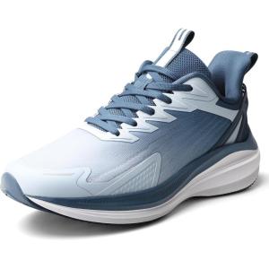 image:imageMens Road Running Shoes Lightweight Cushioning Athletic Walking Sneakers  Comfortable Non Slip Jogging Outdoor Gym Workout Tennis Shoes Active5KLight Blue