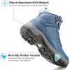 image:imageWomens Waterproof Hiking Boots Lightweight Comfortable NonSlip Outdoor Walking Trekking Trails BootBlue