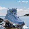 image:imageWomens Waterproof Hiking Boots Lightweight Comfortable NonSlip Outdoor Walking Trekking Trails BootBlue