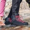 image:imageWomens Waterproof Hiking Boots Lightweight Comfortable NonSlip Outdoor Walking Trekking Trails BootDark Blue