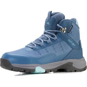 image:imageWomens Waterproof Hiking Boots Lightweight Comfortable NonSlip Outdoor Walking Trekking Trails BootBlue