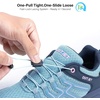image:imageWomens Waterproof Hiking Shoes Quick Laces Lightweight Comfortable Breathable NonSlip Trails Outdoor SneakersBlue