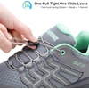 image:imageWomens Waterproof Hiking Shoes Quick Laces Lightweight Comfortable Breathable NonSlip Trails Outdoor SneakersGreen