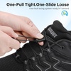 image:imageMens Waterproof Hiking Shoes Quick Laces Lightweight Comfortable NonSlip Trails Outdoor Sneakers