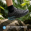 image:imageMens Waterproof Hiking Shoes Quick Laces Lightweight Comfortable NonSlip Trails Outdoor Sneakers
