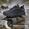 image:imageMens Waterproof Hiking Shoes Lightweight Breathable Anti Slip Outdoor ShoesBlack1