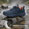 image:imageMens Waterproof Hiking Shoes Lightweight Breathable Anti Slip Outdoor ShoesBlue