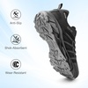 image:imageMens Waterproof Hiking Shoes Quick Laces Lightweight Sneakers  LowTop Comfortable NonSlip Outdoor Hiking Shoes for Trail Camping Travel Walking